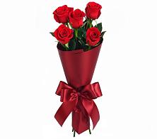 Букет 5 Красных роз Эдлесс Лав в Шали