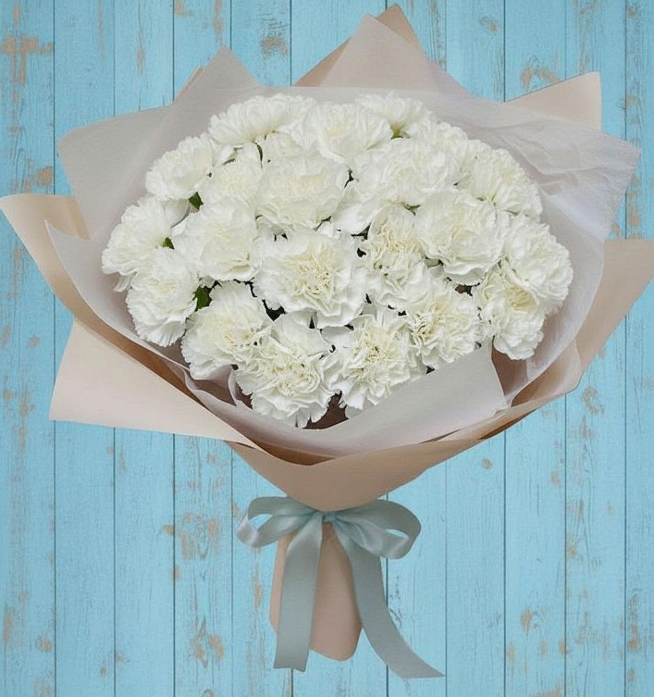 Букет цветов из: Гвоздики в Шали