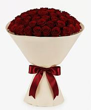 Букет 101 Бордовая роза Блэк Бакарра в Шали