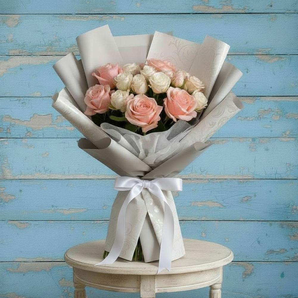 Букет цветов из: Розы в Шали