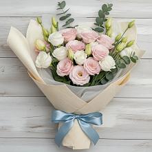 Букет цветов из:  Лизиантусы #REPLACE_PRED# Шали