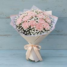 Букет цветов из:  Гвоздики в Шали