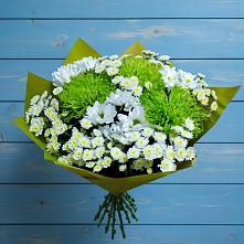 Букет цветов из:  Хризантемы #REPLACE_PRED# Шали