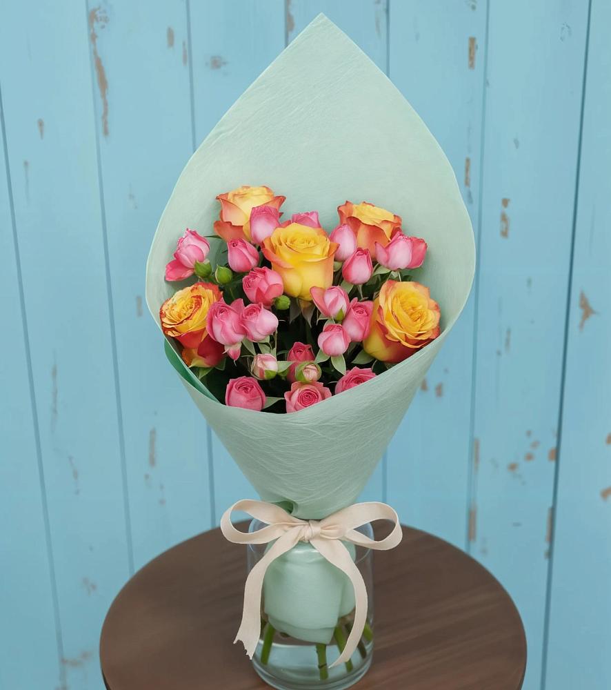 Букет цветов из: Розы в Шали