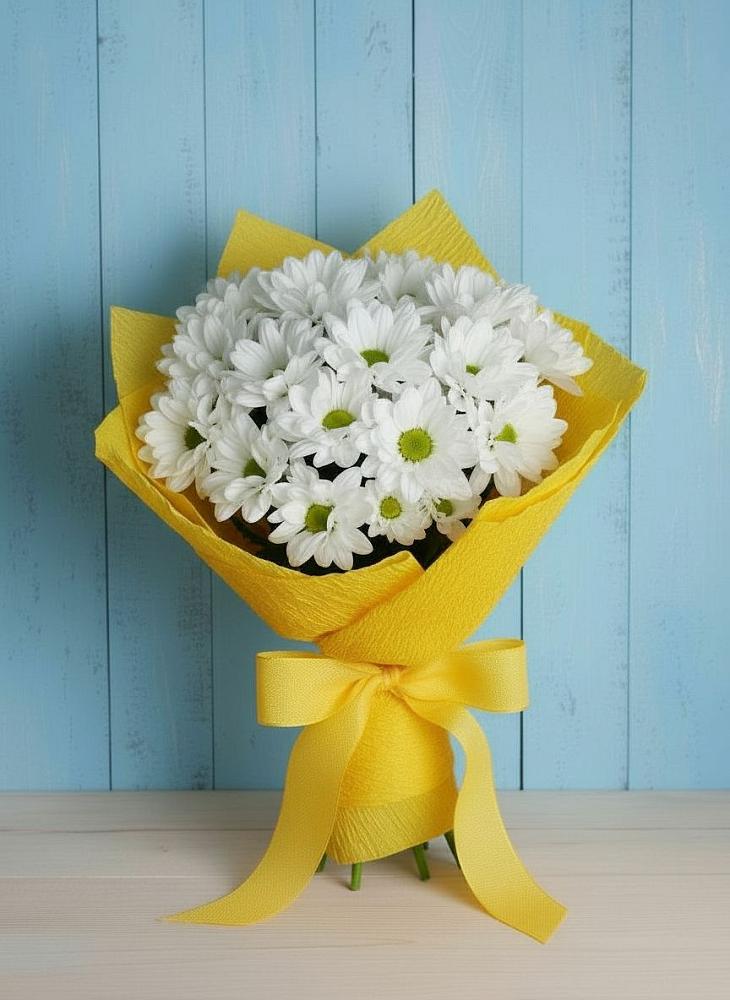 Букет цветов из: Хризантемы в Шали