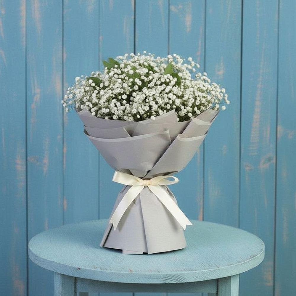 Букет цветов из: Гипсофила в Шали