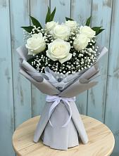 Букет цветов из:  Розы в Шали