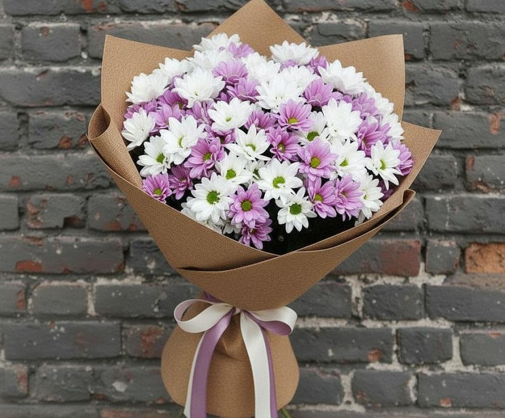 Букет цветов из: Хризантемы в Шали