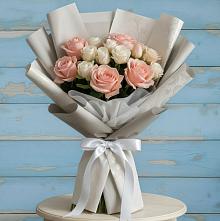 Букет цветов из:  Розы #REPLACE_PRED# Шали