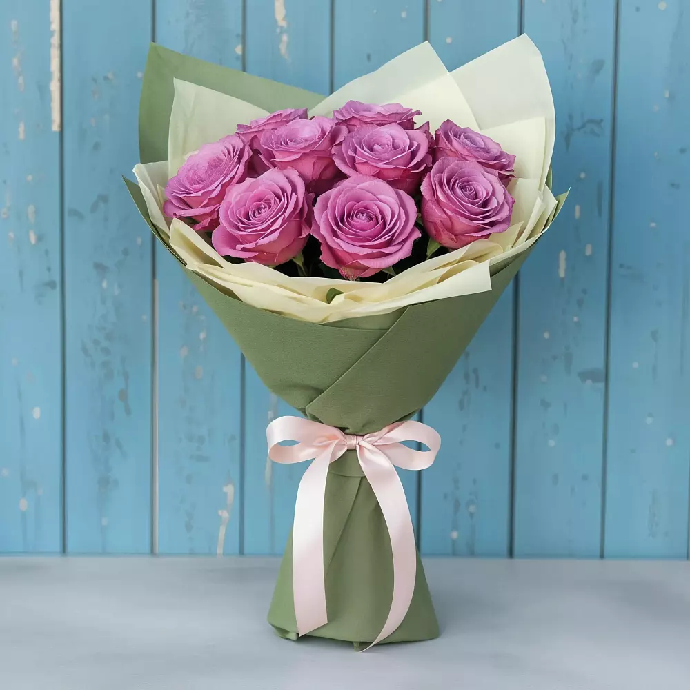 Букет Розы Фёрст Леди в Шали