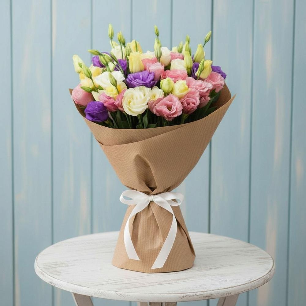 Букет цветов из: Лизиантусы в Шали