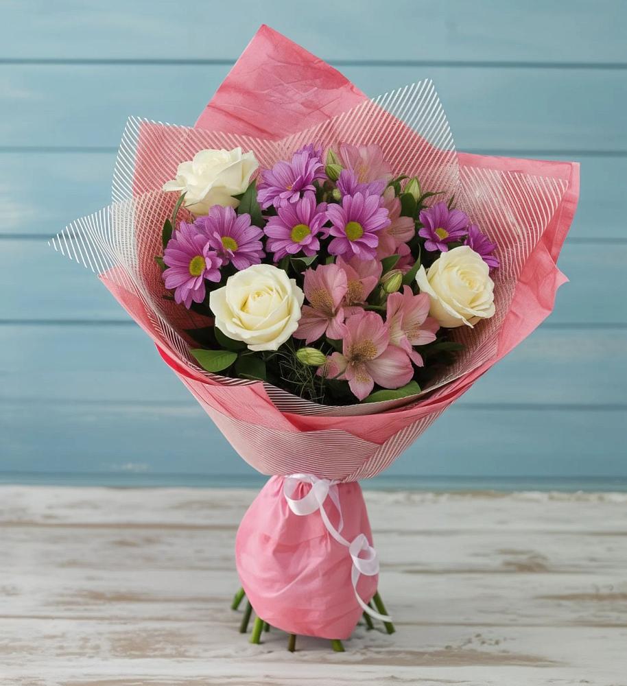 Букет цветов из: Герберы в Шали