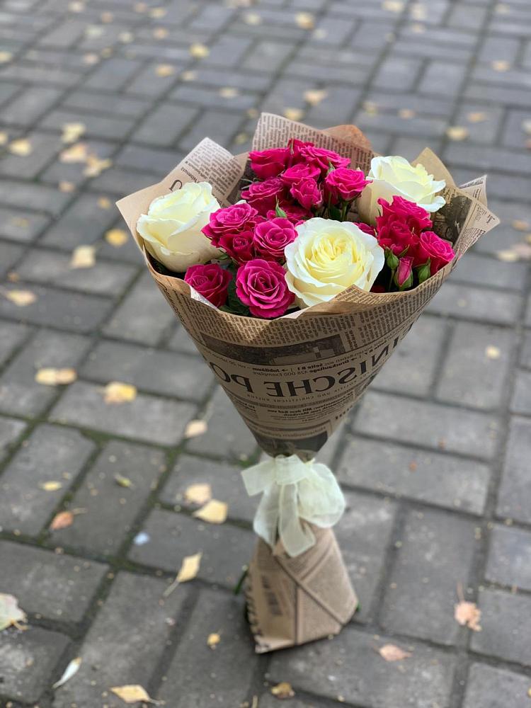 Букет цветов из: Розы в Шали