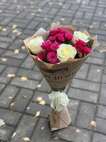 Букет цветов из: Розы в Шали