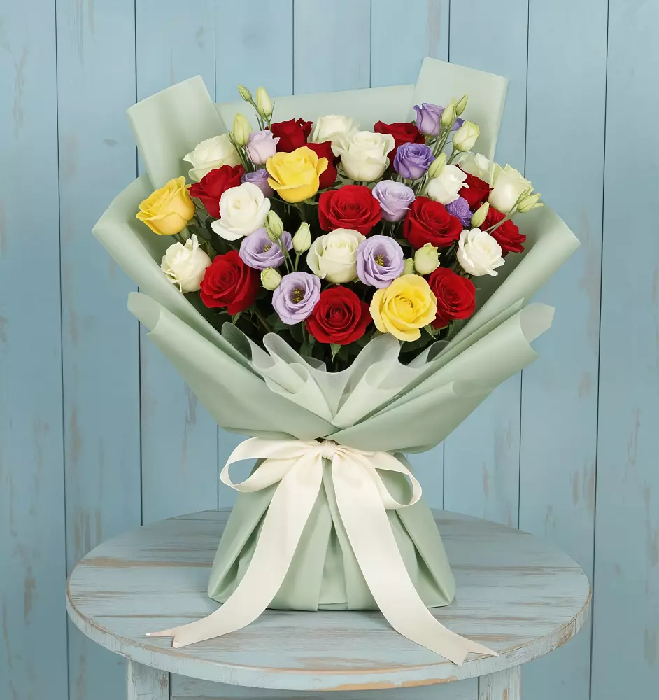 Букет цветов из: Розы в Шали