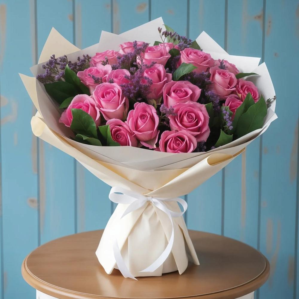 Букет цветов из: Розы в Шали