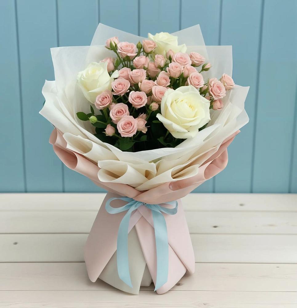 Букет цветов из: Розы в Шали